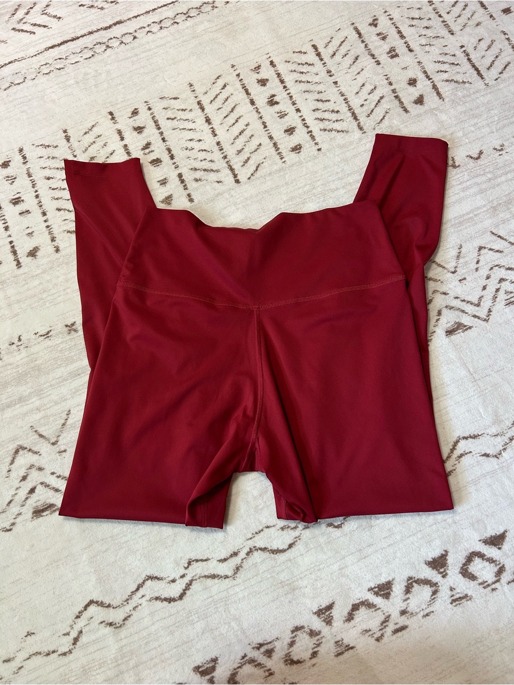 Nike Dri-FIT Red High Waisted Leggings Size Large Athletic NWOT - Picture 5 of 5